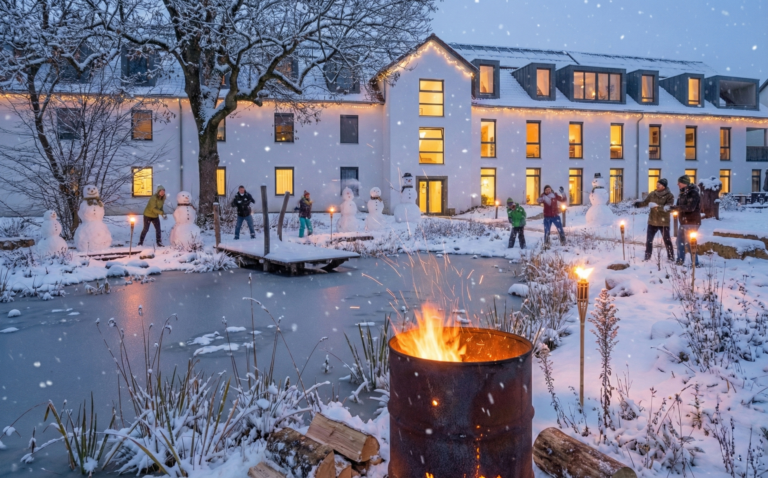 Doppelbüro / Büro mit Küchenzeile